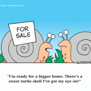 I\'m ready for a bigger home. There\'s a sweet turtle shell I\'ve got my eye on!