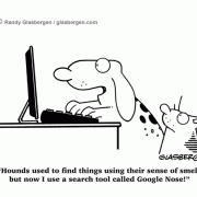 Dog Cartoons: basset hound, sense of smell, Google.
