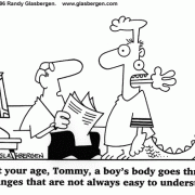 Cartoons About Fathers: dad, dads, daddy, family, family cartoons, parenthood, child-rearing, cartoons for Father's Day, cartoons about being a dad.