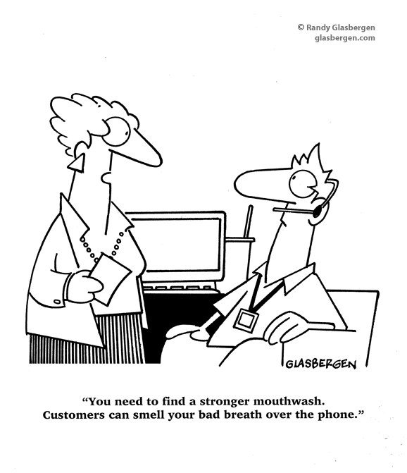 customer loyalty cartoon