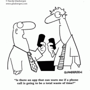 Is there an app that can warn me if a phone call is going to be a total waste of time?