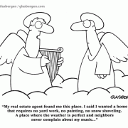 Christian Cartoons: religious cartoons, religion, church, christian lifestyle, Christian family, Christian values, Christian humor, Christian comics, cartoons for Christians, church cartoons, Heaven, real estate, property