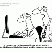 Social Networking Cartoons: cartoons about social networking, Twitter, Flickr, Google.