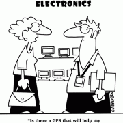 Is there a GPS that will help my children find the laundry hamper?, moms, mothers, cartoons about mothers, cartoons about motherhood, cartoons about moms, family cartoons, cartoons about children, technology cartoons.