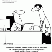 Diversity Cartoons: diversity education, workplace diversity, cultural diversity, lack of diversity, diversity awareness, diversity training, diversity policy, business journal, women in business, gender diversity, HR