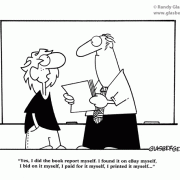 Education Cartoons: cartoons about teachers, school cartoons, classroom humor, cartoons about homework, classes, lessons, students, class assignments, plagiarism, getting homework online, eBay.
