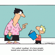 It's called reading. It's how people install new software into their brain. Education cartoons, education technology, reading, software, computers, student, teacher, software installation, learning, knowledge, brainEducation cartoons, education technology, reading, software, computers, student, teacher, software installation, learning, knowledge, brain. Education cartoons, teachers, students, school, elementary school, books, knowledge, classroom.