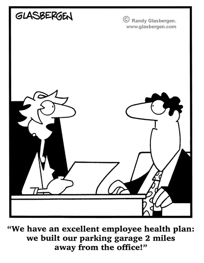 Wellness Program Cartoon