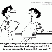 Fitness Cartoons, Exercise Cartoons: exercising, being more active, get fit, getting in shape, physical conditioning, workout, working out, training, physical fitness, exercise program, exercise routine, burning calories, get healthy, getting fit, strength training, weigh lifting, vegetables, fitness, muscle building. 