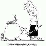 You're lucky to only  have two legs. Hating my thighs is a full-time job!