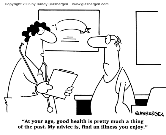 Cartoons About Getting Older - Randy Glasbergen - Glasbergen Cartoon