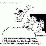 Golden Oldie Cartoons: Tooth Fairy, siblings, sibling rivalry.