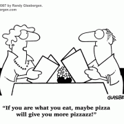 Marriage Cartoons, Love Cartoons: marriage problems, relationship problems, relationship issues, communication, couples, improving relationships, friend, lover, loving, loving someone, you are what you eat, pizza, date night.