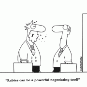 Rabies can be a powerful negotiating tool.