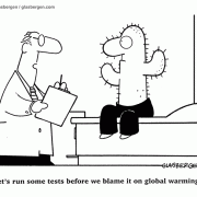 Let\'s run some tests before we blame it on global warming.