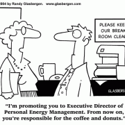Cartoons about asking for a raise, getting a promotion, career advancement.