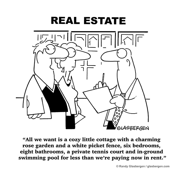 Real Estate Cartoons by Glasbergen  Randy Glasbergen  Glasbergen 