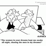 Sex Cartoons: cartoons about human sexuality, sex life, married sex, dating sex, physical intimacy, sexual relations, love, loving, lovers, sex parters, touching, connecting, sexual problems, sexual frustration, sexual challenges, sexual communication, lack of sex, seduction, men, women, infidelity, cheating, dreaming, jealousy, insecurity, dreaming about other women.
