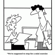 We're supposed to stop for a mini exercise break twice a day. Do tantrums count?