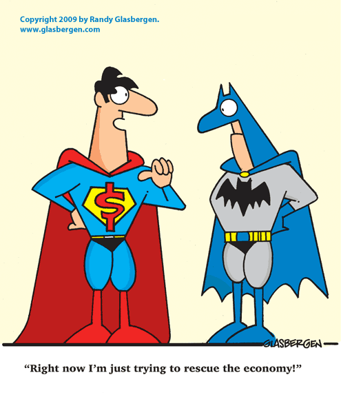 Superhero Cartoons  Randy Glasbergen  Glasbergen Cartoon Service