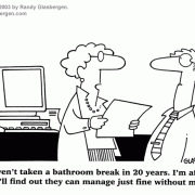 Teamwork Cartoons, Cartoons About Coworkers: employee relations, employee relationships, coworker relations, workforce, employees, team interaction, teamwork, teams, team building, building teamwork, group effort, group spirit, team skills, team leader, team leadership, team spirit, team effort, improving teamwork, coworkers, colleague, coworker, staff, office staff, cooperation, employee, employees, indepensible employees, bathroom break.
