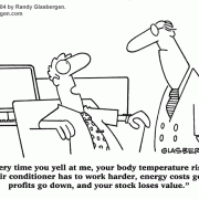 Teamwork Cartoons, Cartoons About Coworkers: employee relations, employee relationships, coworker relations, workforce, employees discipline, scolding, chewing out employee.