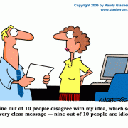 Teamwork Cartoons, Cartoons About Coworkers: employee relations, employee relationships, coworker relations, workforce, employees, people are idiots, disrespect, disrespectful, rudeness at work.