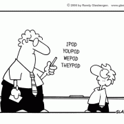 Digital Lifestyle Cartoons: digital media, new media, new media technology, digital media technology, digital innovation, digital media management, digital electronics, digital gadgets, education, cartoons about grammar, iPod.