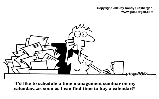 cartoon time management