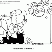 Cartoons About Wireless Communications: wireless technology, wireless Internet, wifi, cell phones, smart phones, wireless phones, wireless network, wireless communication systems, wireless networking, wireless troubleshooting, Bluetooth, Bluetooth technology, hooked on wireless, mobile computing, mobile phones, mobile Internet, mobile communications, cellular, wireless telephony, network is down, network troubles, bubbles, alternate communications, lost signal. 