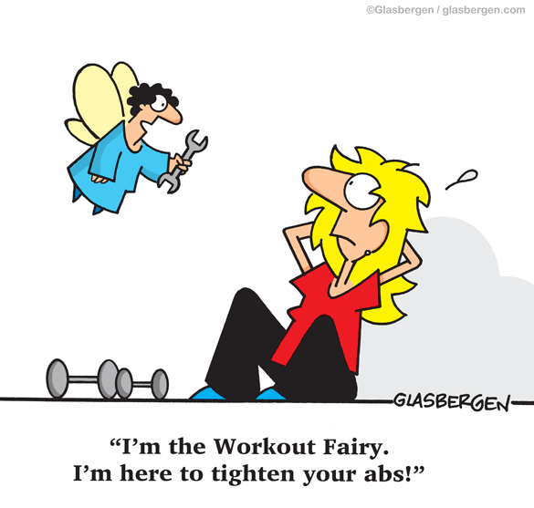 Workout Fairy Archives Glasbergen Cartoon Service