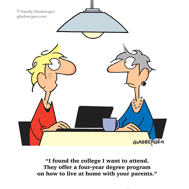 High School and College Cartoons - Randy Glasbergen - Glasbergen