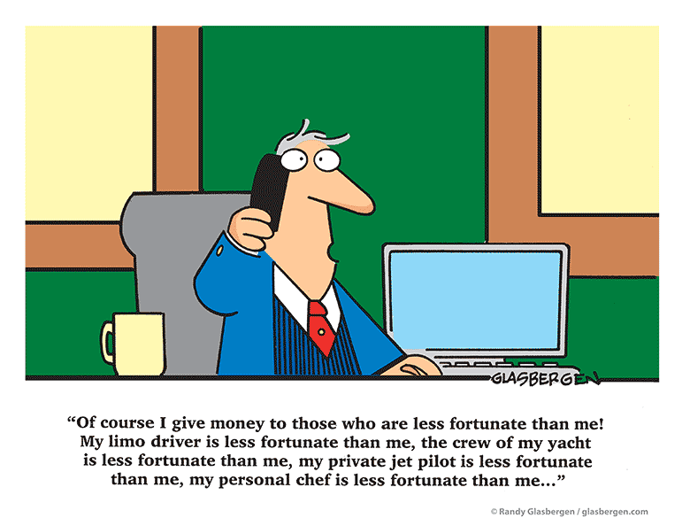 Salary for the Less Fortunate | I'm not doing shit today!