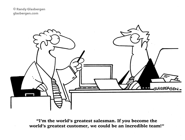 Funny Cartoons For Sales People Archives Glasbergen