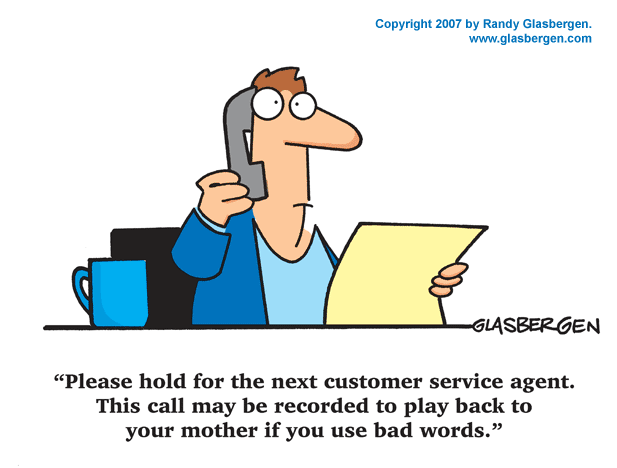 Poor Customer Service Archives Glasbergen Cartoon Service